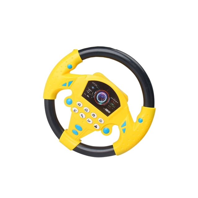 Ounissouiy Simulación de volante para niños en casa, jardín de infancia, aprendizaje temprano, juguete con sonido interactivo, regalo de Juguetes Educativos
