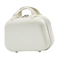 thumbnail image 4 of Bolsa de maquillaje de viaje, neceser portátil para artículos esenciales Blanco, 4 of 9
