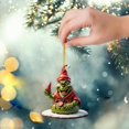 thumbnail image 4 of Stole Acrylic Pendant Tree Decoration  1PC Decoration How The Stole With Present Ornament, 4 of 5