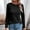 Black, variant on FDGIU Women's Crewneck Long Sleeve Tops - Loose Fit Basic Shirts for Fall, Casual Thermal Layering Outfits
