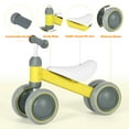 thumbnail image 4 of Balance Bike, Toddlers, 4 Wheels Baby Walker for Pedal Free, Riding Toys for Boys & Girls, Best First Birthday Gift for Kids Yellow, 4 of 5