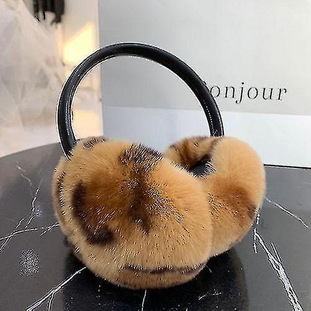 Orejeras de piel de conejo Rex para mujer, moda para hombres, orejeras cálidas de piel auténtica para invierno en Rusia, orejeras para niños, orejeras de piel para niñas