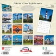 thumbnail image 2 of Atlantic Coast Lighthouses | 2026 12x24" (Hanging) Wall Calendar | Plastic-Free, 2 of 9