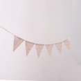 thumbnail image 3 of Bandera de arpillera de encaje Arpillera De Hessian Floral Del Banderín Del Cordón Del Empavesado De Decoración De Magideal Bandera de arpillera de encaje, 3 of 8