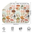 thumbnail image 2 of 2pcs Trippy Botanical Mushroom Dish Drying Mat Thick 3-Layer Heat Resistant Microfiber Sink Pad, 2 of 4