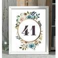 thumbnail image 3 of Darling Souvenir Wedding Reception Floral Table Numbers Elegant Table Top Place Cards-5" x 7" (1 to 40), 3 of 4