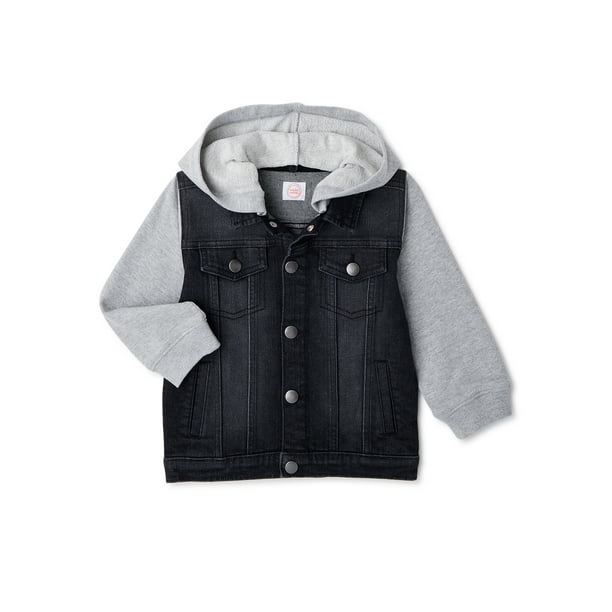 Wonder Nation Wonder Nation Baby Boy & Toddler Boy Hooded Denim