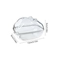 thumbnail image 3 of Hamster Sand Bath Box and Litter Box 2 in 1 Plastic Bathroom Hideout for Small Pets Cage Potty Dirt Proof Container, 3 of 6
