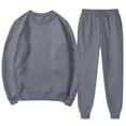 thumbnail image 7 of UACY 2 Piece Sweatsuits for Boys Girls School Athletic Outfit Fall Winter Tracksuit Pullover Sweatshirt (Dark Gray, 6-7 Years), 7 of 7