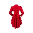 thumbnail image 4 of Gothic Victorian Vintage Red Tailcoat Short Dress, 4 of 6