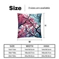 thumbnail image 5 of Tree Chair Pillow Covers Set with Unique Patterns for Bed and Throw Pillows - Sizes 16x16, 18x18, 20x20 Inches for Various Occasions - Set of 2 Items, 5 of 6