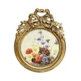 thumbnail image 4 of Antique Photo Frame Desktop and Wall Round Resin Small Picture Gallery Art Picture Display Frame Vintage Picture Frame for Bedroom Gift Ideas, 4 of 8