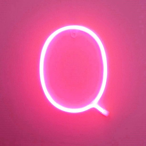 LINLIN Neon Sign, Letter Neon Signs Neon Alphabet Light Light Up LED