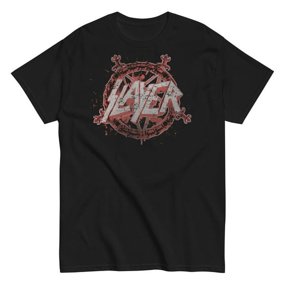 Slayer - Drip Logo Unisex T-Shirt - Black - Small