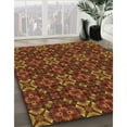 thumbnail image 2 of Ahgly Company Indoor Square Patterned Saffron Red Area Rugs, 8' Square, 2 of 6