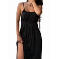 thumbnail image 3 of Women'S Summer Casual Sleeveless Backless Sundress Vacation House Dress Black S, 3 of 7