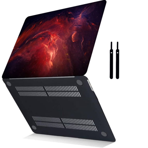 Hard Shell Case Cover Compatible MacBook Pro 16" 2019-2020 A2141 Cable Tie, Galaxy A 0395