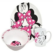 Disney Minnie Hug Me Dinnerware Set, 3-Piece