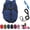 Blue, variant on Dog Winter Coat, 3 in 1 Winter Jacket, Waterproof Windproof Dog Snow Jacket with Harness and Zipper, Pet Outdoor Jacket for Small Medium Large Dogs/Cats (Black, 4XL)