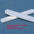 thumbnail image 4 of Ensemble de 6 Plaques de Poids Rondes en Métal de 200g Chaque - Poids D\'entraînement Physique Réglables en Acier Inoxydable pour Gilets Lestés, Sangles de Jambe, Sangles de Poignet et Équipement de Sac de Sable - Finition Lisse et Polie pour Sécurité, 4 of 5