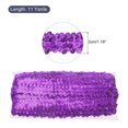 thumbnail image 2 of Unique Bargains 11 Yards Ruban Élastique à Sequins 1.2 Pouces 3 Rangées Bande Plate pour Couture Violet, 2 of 5