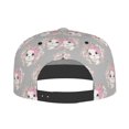 thumbnail image 2 of Kdxio Beautiful Rabbit1 Print Snapback Hat for Men Women,Adjustable Baseball Cap, 2 of 7