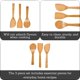 thumbnail image 2 of Juego de cucharas para utensilios de cocina IMUSA USA, 3 piezas, bambú, 2 of 6