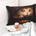 thumbnail image 4 of Salouo Animal Cat Pattern Pillow Cases,1PC Pillow Covers with Envelope Closure Decorative Pillow Case for Bed Couch,Pillows Not Included-20"x30", 4 of 6