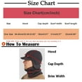 thumbnail image 3 of WTXUE Beanie Knit Hat Men's Autumn Winter Knitted Pile Up Hat Outdoor Ear Warmth Cover Hat Visor Hats Soft Warm Hat Winter Hat Khaki One Size, 3 of 3