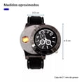 thumbnail image 3 of Reloj Encendedor Electronico Recargable Usb Con Sensor Negro, 3 of 4