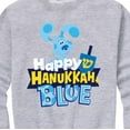 thumbnail image 3 of Blues Clues & You - Happy Holiday Blue - Toddler And Youth Crew Fleece Sweatshirt, 3 of 5