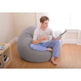 thumbnail image 3 of Sillon Inflable Puff Beanless Gris Extra Suave Hogar Intex 68579NP, 3 of 3