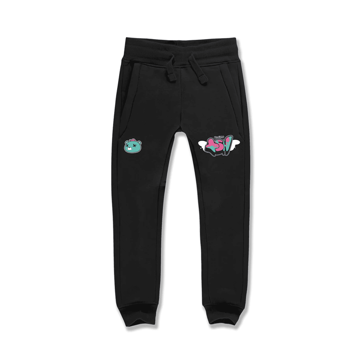 Jordan Craig Big Kids' Plush Jogger Sweatpants Black 8448bblack
