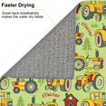 thumbnail image 6 of Honeii Cute Tractor for Dish Drying Mat for Kitchen Counter, Non-slip Rubber Backed, Hide Stain Kitchen Super Absorbent Draining Mat, Dish Rack Pad, 6 of 8