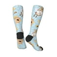 thumbnail image 5 of Lsque Cute Gnome Bee Collects Honey Printed Crew Socks Men's Women's LightWeight Thin Casual Calf Socks ,Knee High Socks,Cotton Socks, 5 of 9