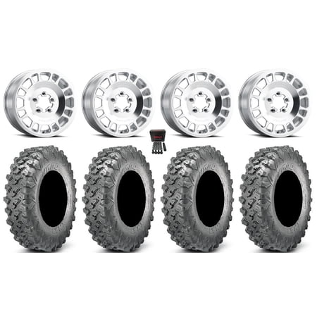 Method 412 15×6 Wheels Raw (5+1) 35 Lynx SXS Tires Polaris RZR Turbo R & Pro R Ranger 1500 Xpedition