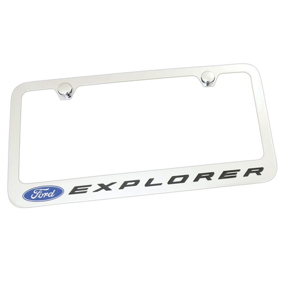 Ford Explorer License Plate Frame (Chrome)