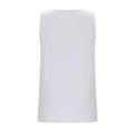 thumbnail image 3 of Wyobmus Women's Sleeveless Cotton Fitted Tank Top form Fitting Round Neck Casual Basic Cami Shirts Summer Trendy Fashion Clothes M-2X White, 3 of 6