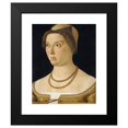 thumbnail image 2 of Giovanni Bellini 15x18 Black Modern Framed Museum Art Print Titled - Portrait of a Woman (1450 - 1470), 2 of 5