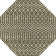 thumbnail image 1 of Unique Loom Outdoor Trellis Geometric Rug 7' 10 x 7' 10 Octagon Green/Ivory, 1 of 1