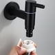 thumbnail image 4 of Grifo de acero inoxidable versátil, grifo de agua fría individual montado en la pared, diseño resistente a la corrosión para una mayor durabilidad, la adhesión de la pintura garantiza un color, 4 of 5