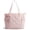 Pink, variant on BAGSMART Crush Tote Bag for Women, 20L Puffer Work Tote with Zipper, Travel Essentials Quilted Nurse Hospital Bag, Sky Blue