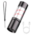 thumbnail image 3 of IROINID Back to School Supplies,School Essentials,High Power Rechargeable LED Flashlight Mini Zoom Torch Outdoor Camping Strong Lamp Lantern Flashlight, 3 of 9