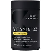 Sports Research Vitamin D3 2000iu/50mcg 360 Mini Liquid Softgels