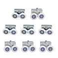thumbnail image 3 of 8PCS Twin Shower Screen Door Rollers Door Runners Door Wheel Top And Bottom 23mm Replacement Glass Sliding Door Hanging Wheel, 3 of 11