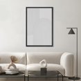 thumbnail image 2 of HFDF Canvas Print Wall Art White Retro Geometric Line Spiral Duo Abstract Shapes Illustrations Modern Art Decorative Colorful for Living Room, Bedroom, Office - Black 16x24inch Framed, 2 of 6