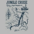 thumbnail image 2 of Junior's Jungle Cruise Map of the Jungle  Graphic Tee Athletic Heather 2X Large, 2 of 3