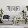 thumbnail image 2 of Stupell Industries Vintage Plant Studies over Stripes 3 Piece Birch Framed Print Under Glass Set, design by Corinne Haig, 20 x 14, 2 of 10