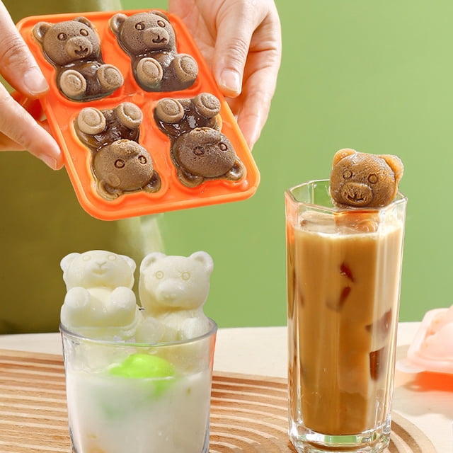 Molde para hacer cubitos de hielo BuyWeek forma de osito