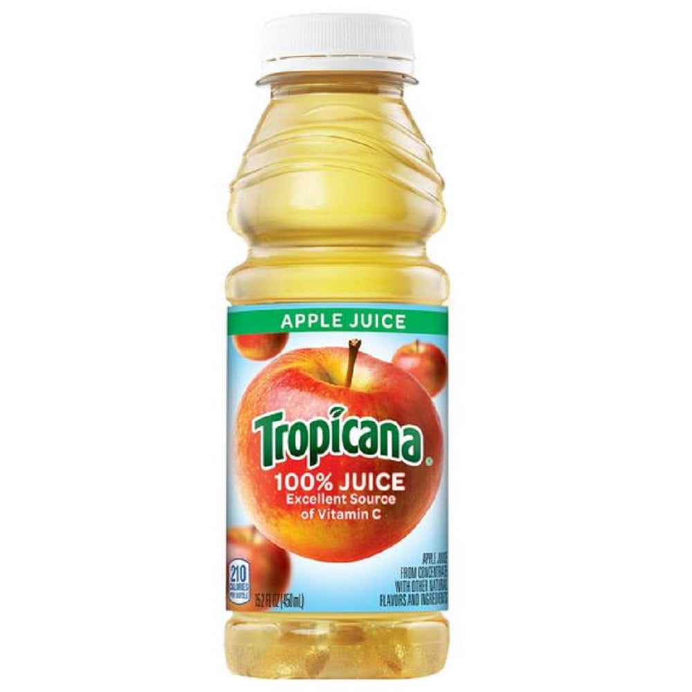 Tropicana 100% Juice, Apple Juice (15.2 oz., 12 pk.)